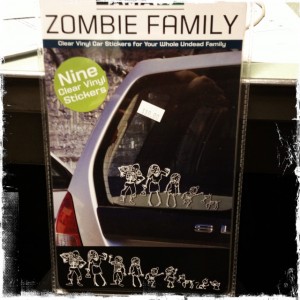 zombie family stickers