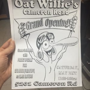oat willies grand opening party